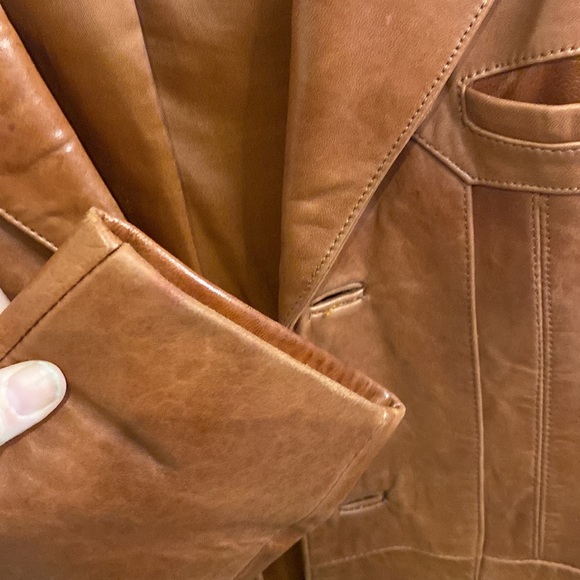 VINTAGE Wilson’s leather mens jacket 36 - Picture 6 of 7